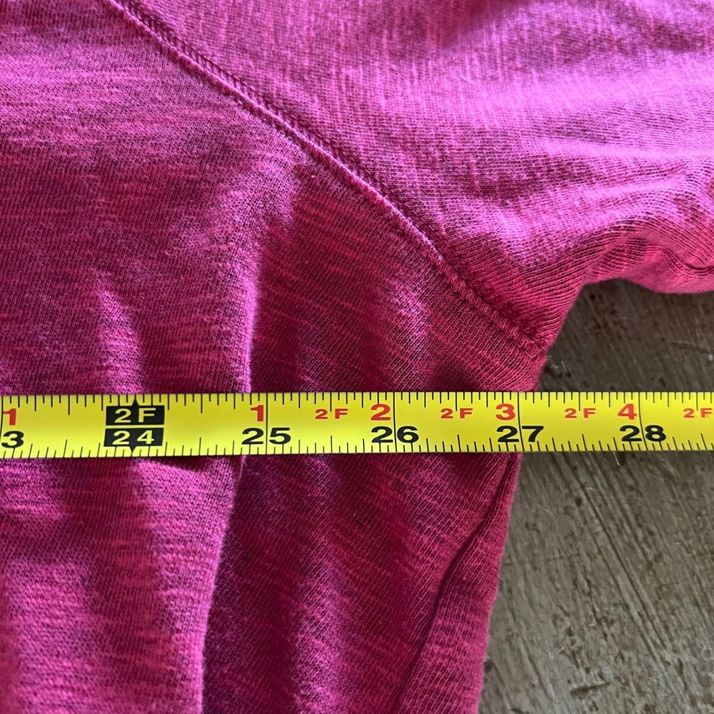 Columbia Women Pink Heathered Cowl Neck Fleece Pullover Sweatshirt 3X Cozy Warm - Picture 7 of 8